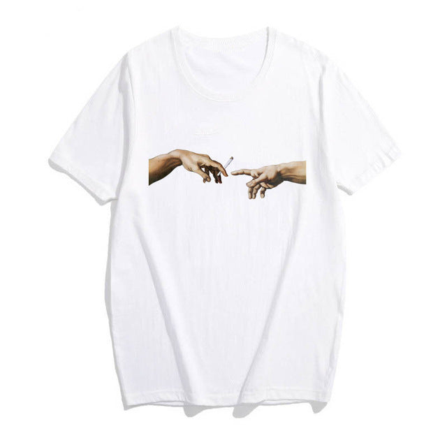 Plus size women's Harajuku tops and bottoming shirts