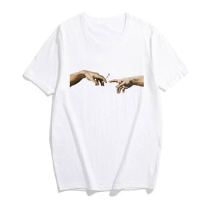 Plus size women's Harajuku tops and bottoming shirts