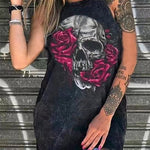 Loose Printed Sleeveless Cotton Shirts And Tops