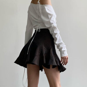Two Fake Spliced Long-sleeved T-shirts And Tops